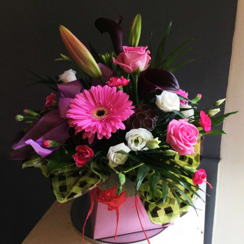 Sameday flowers by Octagon Flowers in Bolton Town Centre next to The